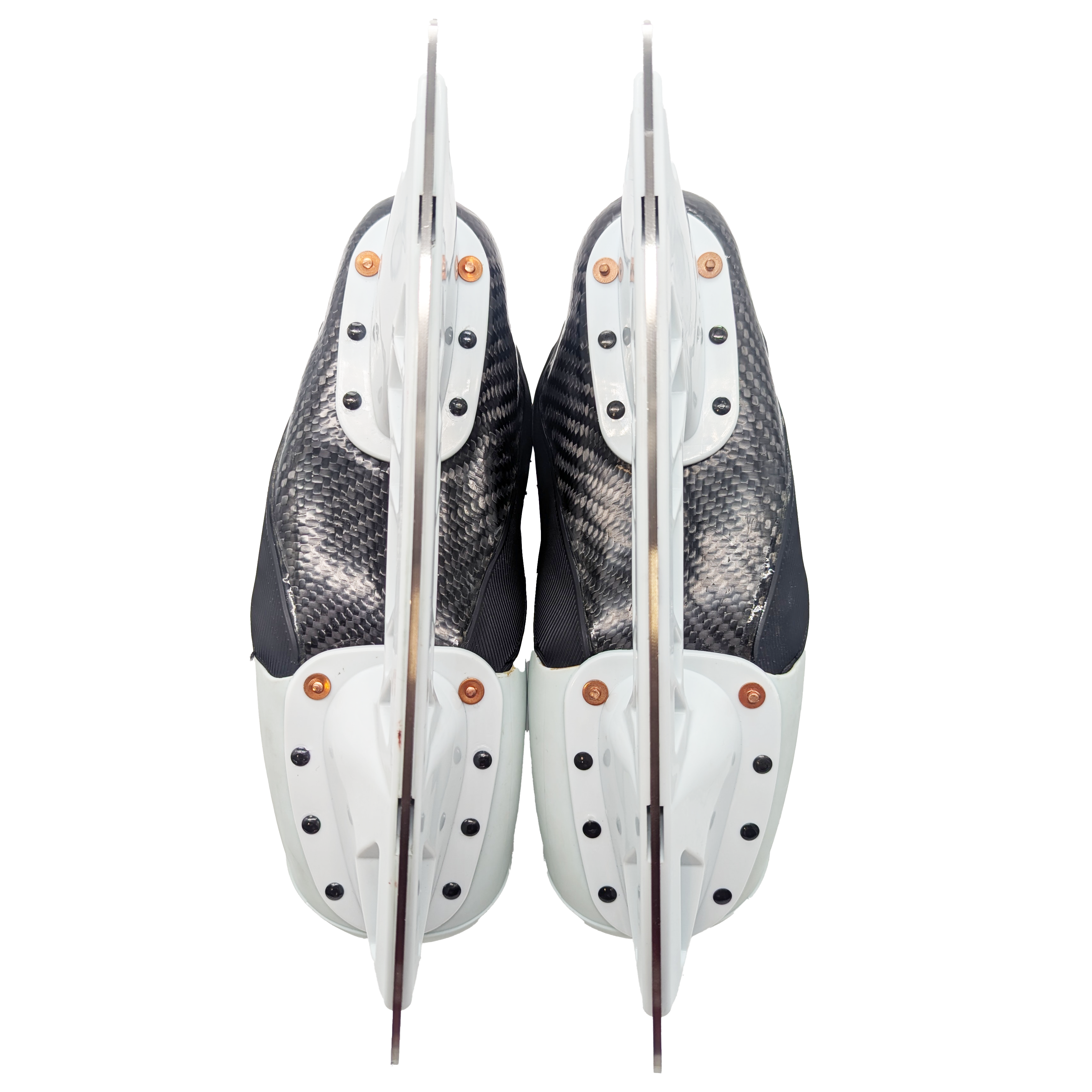 True Custom - Patins de gardien de but de hockey NCAA d'occasion - Taille 10